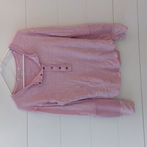 We The Free pink long sleeve shirt